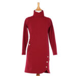 Red ''aventurine'' dress