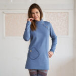 Blue ''cornaline'' tunic