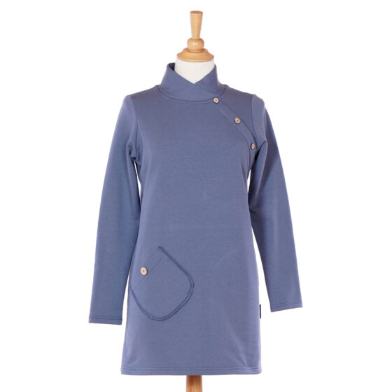 Blue ''cornaline'' tunic