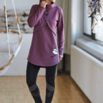 Lavender ''rubis'' tunic