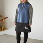 Blue ''mercure'' sweater