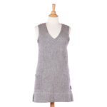 Grey ''quartz'' tank top-tunic