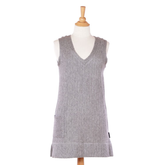 Grey ''quartz'' tank top-tunic