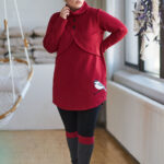 Red ''rubis'' tunic