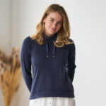 Navy ''angélite'' sweater