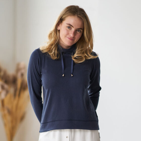 Navy ''angélite'' sweater