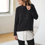 Black ''angélite'' sweater