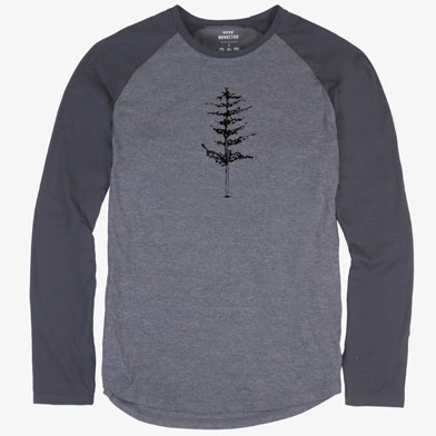 Raglan conifère Charbon et noir