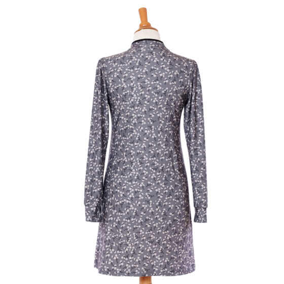 Robe azurite Floral gris