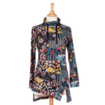 Fall Patchwork ''améthyste'' tunic