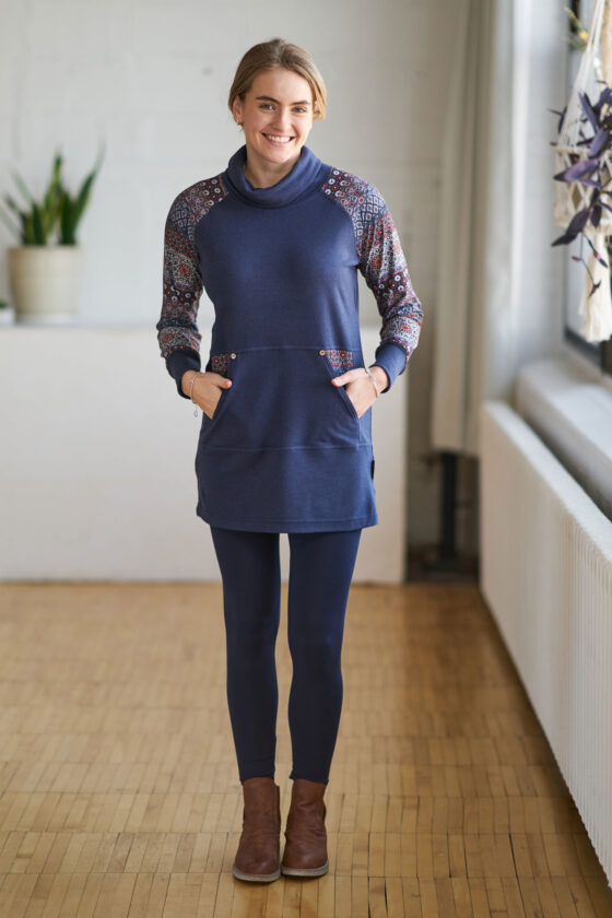 Navy ''célestine'' tunic