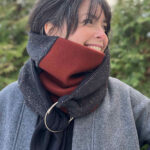 Foulard Galway Rouille