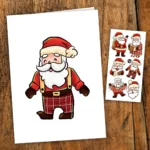 Greeting card & temporary tattoo –