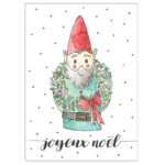 Carte de souhaits Joyeux Noël Gilbert 1