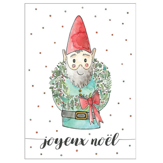 Carte de souhaits Joyeux Noël Gilbert 1