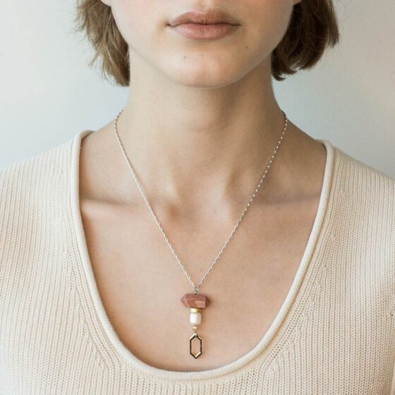 Collier Bermudes Bois de rose