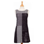 Black patchwork Emma dress