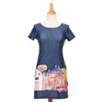 Colored village ''Joséphine'' dress