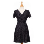 Robe Simonne Coeurs noir