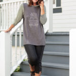 Charcoal Judith tunic-sweater