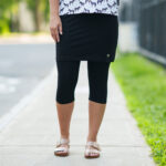 Black ''Éva'' legging-skirt