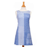 Light blue patchwork Emma dress