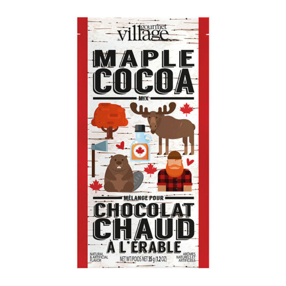 Sachet de chocolat chaud Feu de camp érable