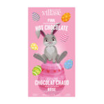 Sachet de chocolat chaud Rose lapin de Pâques