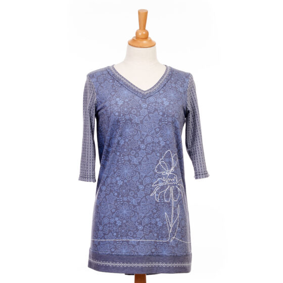 Blue Alexa tunic