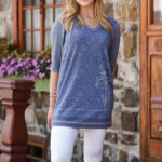 Blue Alexa tunic