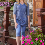 Blue Alexa tunic