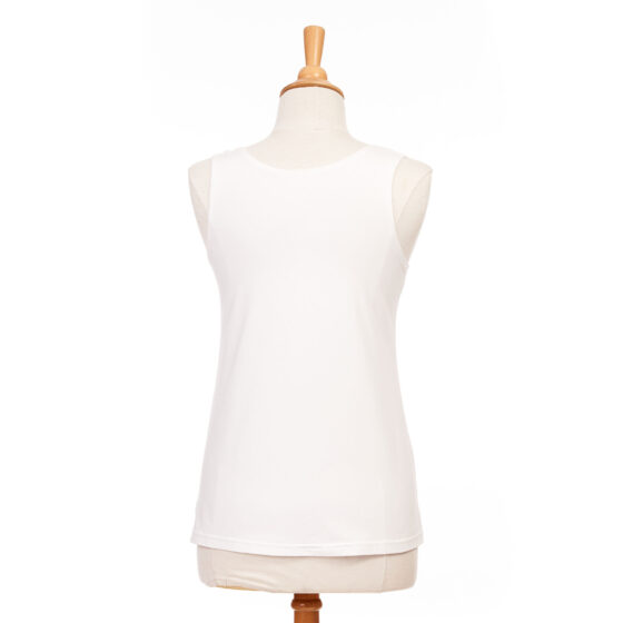 White reversible tank top