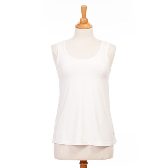 White reversible tank top