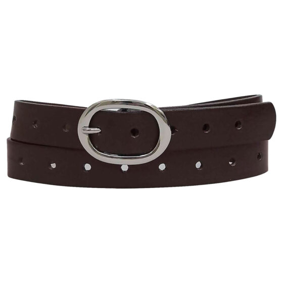 Ceinture en cuir Brun