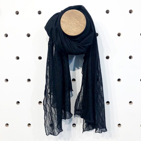 Foulard léger Dentelle noire