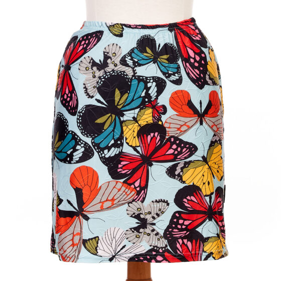 Colorful butterflies ''Michèle'' skirt