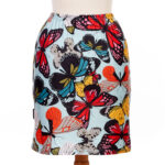 Colorful butterflies ''Michèle'' skirt