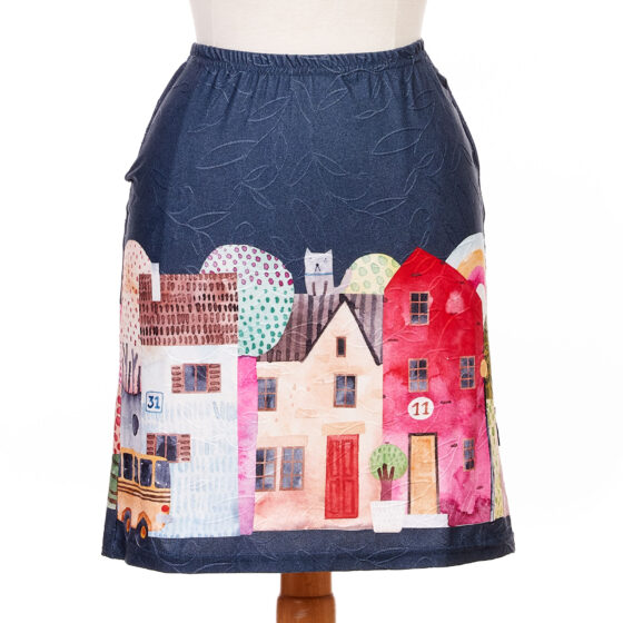 Colorful village ''Michèle'' skirt