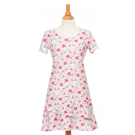Robe Gloria Floral blanc