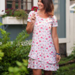 Robe Gloria Floral blanc