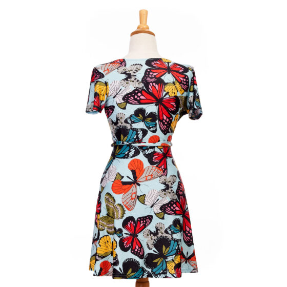 Colored butterflies ''Simonne'' dress