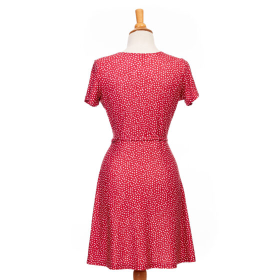 Red dots ''Simonne'' dress