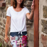 Colorful village ''Michèle'' skirt