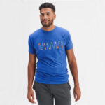 T-shirt pagayage Bleu