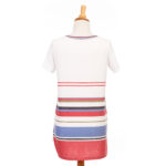 Red and blue ''Pauline'' tunic