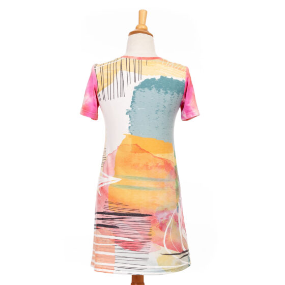 Watercolor ''Clémence'' dress