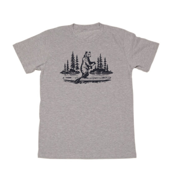 T-shirt paddle bear Gris