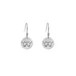 Boucles d'oreilles papillons Argent