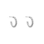 Boucles d'oreilles torsades Argent