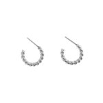 Boucles d'oreilles torsades Argent